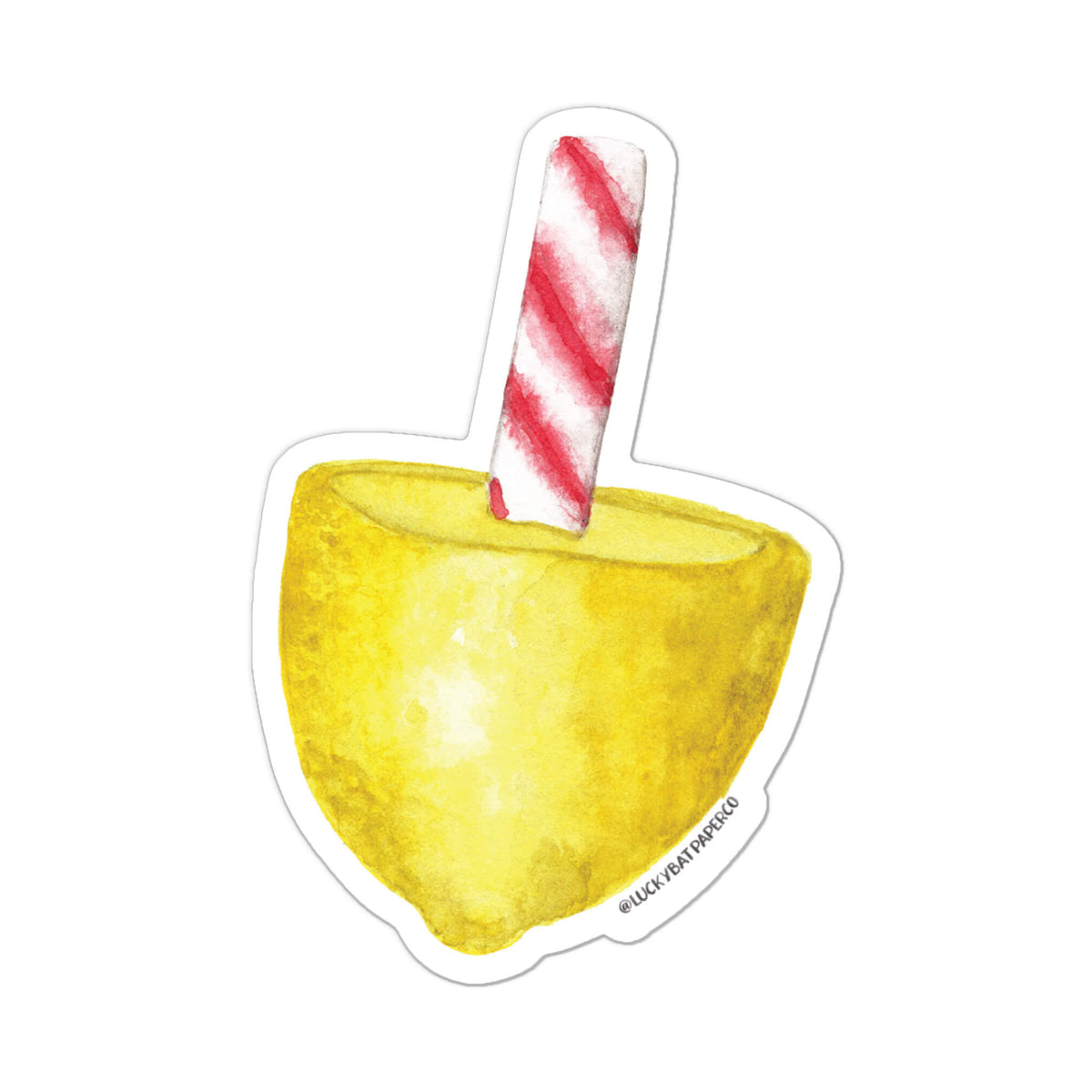 Lemon Peppermint Sticker – Lucky Bat Paper Co.