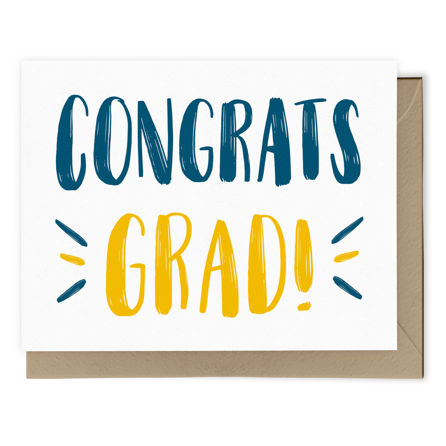 Congrats Grad! Card – Lucky Bat Paper Co.